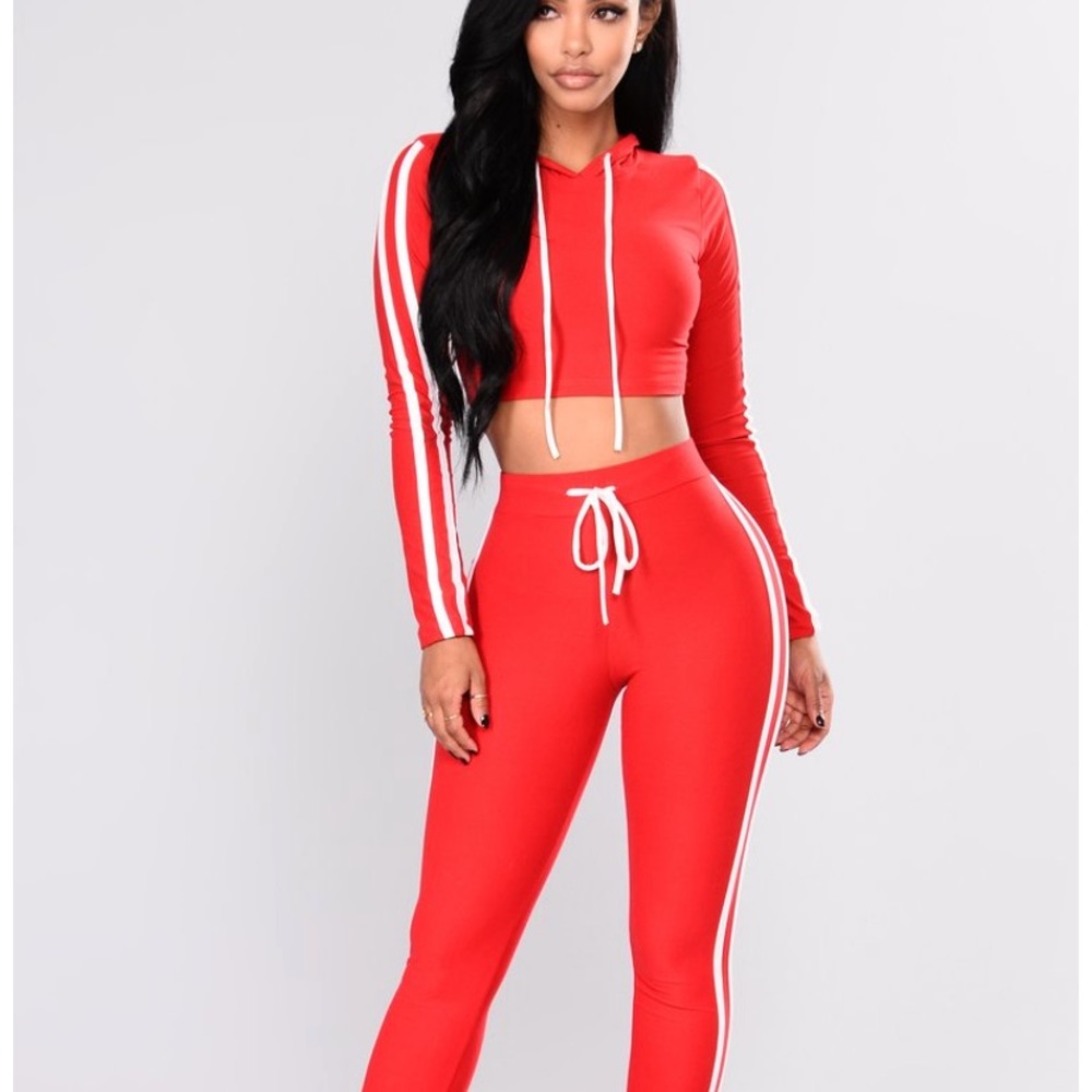 Fashion nova Red jumpsuit